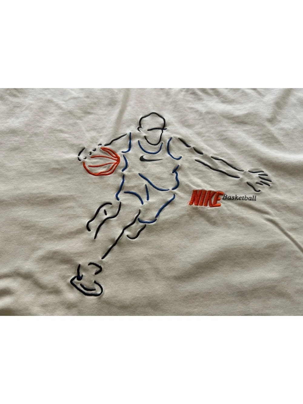 Nike Basketball The Nike Tee White Graphic T-Shirt Size XL